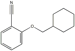 2-(cyclohexylmethoxy)benzonitrile 구조식 이미지