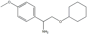 2-(cyclohexyloxy)-1-(4-methoxyphenyl)ethanamine 구조식 이미지