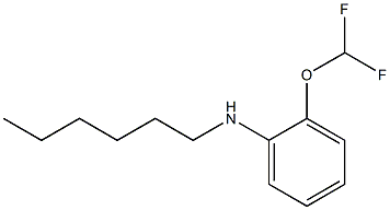 2-(difluoromethoxy)-N-hexylaniline Structure