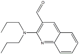 2-(dipropylamino)quinoline-3-carbaldehyde 구조식 이미지