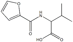 2-(furan-2-ylformamido)-3-methylbutanoic acid Structure