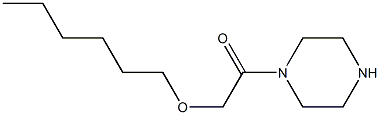 2-(hexyloxy)-1-(piperazin-1-yl)ethan-1-one Structure