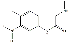 2-(methylamino)-N-(4-methyl-3-nitrophenyl)acetamide Structure