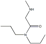 2-(methylamino)-N,N-dipropylacetamide 구조식 이미지