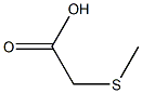 2-(methylsulfanyl)acetic acid 구조식 이미지