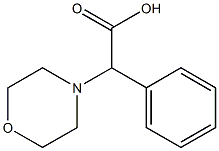2-(morpholin-4-yl)-2-phenylacetic acid 구조식 이미지