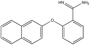 2-(naphthalen-2-yloxy)benzene-1-carboximidamide 구조식 이미지