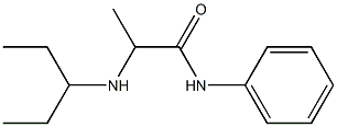 2-(pentan-3-ylamino)-N-phenylpropanamide 구조식 이미지