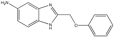 2-(phenoxymethyl)-1H-benzimidazol-5-amine 구조식 이미지