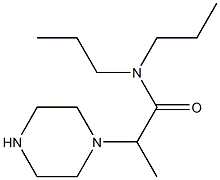 2-(piperazin-1-yl)-N,N-dipropylpropanamide 구조식 이미지