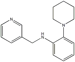 2-(piperidin-1-yl)-N-(pyridin-3-ylmethyl)aniline Structure