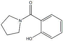 2-(pyrrolidin-1-ylcarbonyl)phenol 구조식 이미지