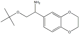 2-(tert-butoxy)-1-(2,3-dihydro-1,4-benzodioxin-6-yl)ethan-1-amine Structure