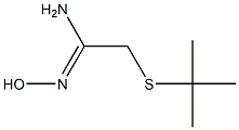 2-(tert-butylsulfanyl)-N'-hydroxyethanimidamide Structure