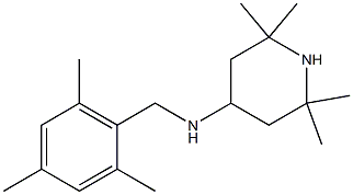 2,2,6,6-tetramethyl-N-[(2,4,6-trimethylphenyl)methyl]piperidin-4-amine 구조식 이미지