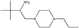 2,2-dimethyl-1-[(4-propylpiperazin-1-yl)methyl]propylamine 구조식 이미지