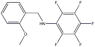 2,3,4,5,6-pentafluoro-N-[(2-methoxyphenyl)methyl]aniline Structure