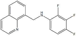 2,3,4-trifluoro-N-(quinolin-8-ylmethyl)aniline Structure