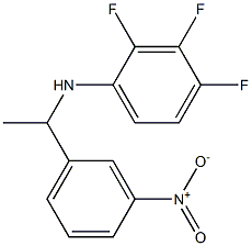 2,3,4-trifluoro-N-[1-(3-nitrophenyl)ethyl]aniline Structure