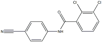 2,3-dichloro-N-(4-cyanophenyl)benzamide Structure
