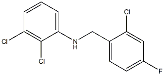 2,3-dichloro-N-[(2-chloro-4-fluorophenyl)methyl]aniline Structure