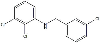 2,3-dichloro-N-[(3-chlorophenyl)methyl]aniline 구조식 이미지