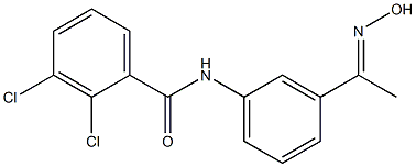 2,3-dichloro-N-{3-[1-(hydroxyimino)ethyl]phenyl}benzamide Structure