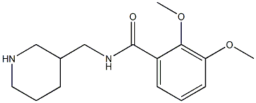 2,3-dimethoxy-N-(piperidin-3-ylmethyl)benzamide Structure