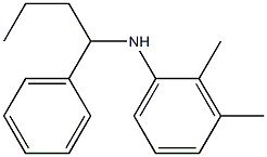 2,3-dimethyl-N-(1-phenylbutyl)aniline 구조식 이미지
