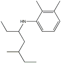 2,3-dimethyl-N-(5-methylheptan-3-yl)aniline 구조식 이미지