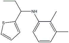 2,3-dimethyl-N-[1-(thiophen-2-yl)propyl]aniline 구조식 이미지