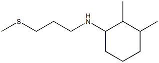 2,3-dimethyl-N-[3-(methylsulfanyl)propyl]cyclohexan-1-amine Structure