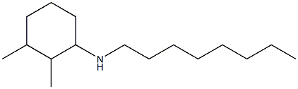 2,3-dimethyl-N-octylcyclohexan-1-amine Structure
