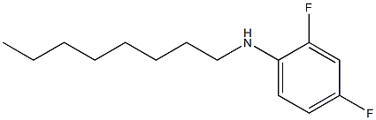 2,4-difluoro-N-octylaniline Structure