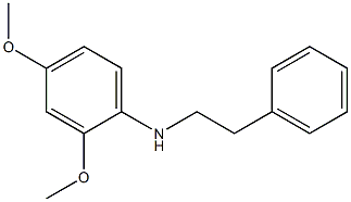 2,4-dimethoxy-N-(2-phenylethyl)aniline 구조식 이미지