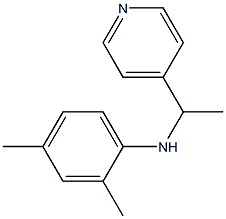 2,4-dimethyl-N-[1-(pyridin-4-yl)ethyl]aniline 구조식 이미지