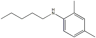 2,4-dimethyl-N-pentylaniline 구조식 이미지