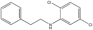 2,5-dichloro-N-(2-phenylethyl)aniline 구조식 이미지