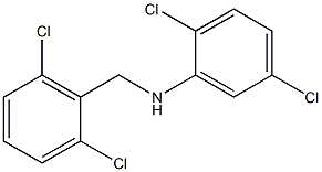 2,5-dichloro-N-[(2,6-dichlorophenyl)methyl]aniline 구조식 이미지