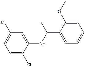 2,5-dichloro-N-[1-(2-methoxyphenyl)ethyl]aniline Structure