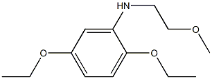 2,5-diethoxy-N-(2-methoxyethyl)aniline 구조식 이미지