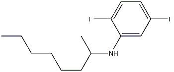 2,5-difluoro-N-(octan-2-yl)aniline Structure