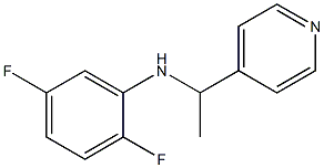 2,5-difluoro-N-[1-(pyridin-4-yl)ethyl]aniline 구조식 이미지