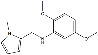 2,5-dimethoxy-N-[(1-methyl-1H-pyrrol-2-yl)methyl]aniline 구조식 이미지
