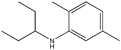 2,5-dimethyl-N-(pentan-3-yl)aniline Structure