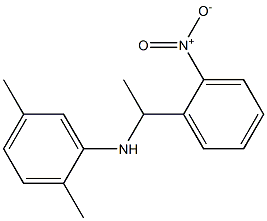 2,5-dimethyl-N-[1-(2-nitrophenyl)ethyl]aniline 구조식 이미지