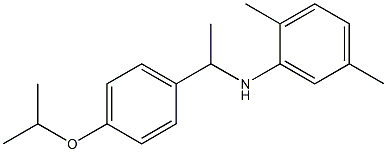 2,5-dimethyl-N-{1-[4-(propan-2-yloxy)phenyl]ethyl}aniline Structure