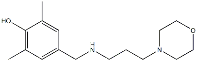 2,6-dimethyl-4-({[3-(morpholin-4-yl)propyl]amino}methyl)phenol Structure