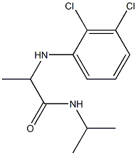 2-[(2,3-dichlorophenyl)amino]-N-(propan-2-yl)propanamide Structure