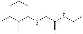 2-[(2,3-dimethylcyclohexyl)amino]-N-ethylacetamide Structure